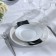 Set of plates Rococo, 6 pcs: d = 19 cm, white color, porcelain