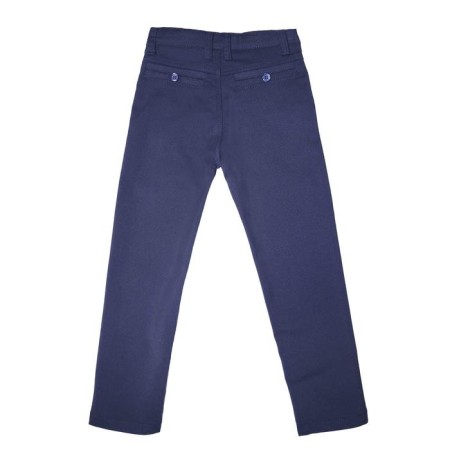 Pants for a boy, height 140 cm, blue color-1