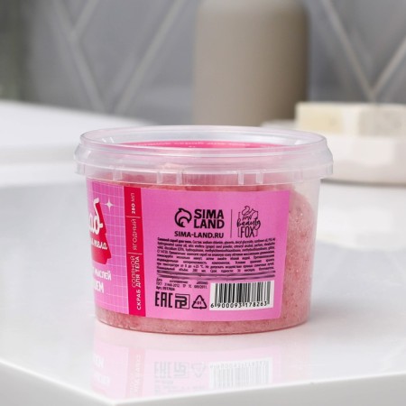 Salt scrub “cleanses from thoughts”, 280 ml, aroma of berries, Beauty Fox-4