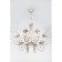 Provence chandelier, 8x40W E14, white color