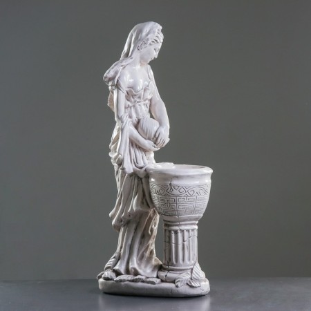 Figure with Kashpo "Ophelia with a jug" aged, 1.4l / 40x82x25cm-1