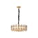 Crystal suspension chandelier ambrella like, Traditional, TR5304, E14, Color Gold