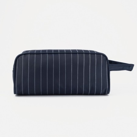 Lightning cosmetic bag, external pocket, blue color-1