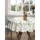 The tablecloth "Rare flowers", round, Saten, d = 150 cm