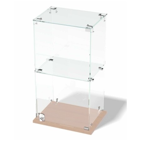 Desktop window, 1 shelf, 600 × 300 × 500, chipboard, glass color Book light-1