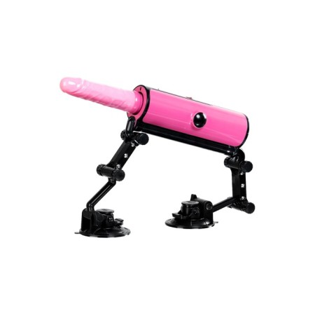 Pink-Punk sex machine, Motorlovers, ABS, Pink color, 22 cm-2