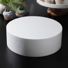 Falter for the cake is round, d = 30 cm, h = 10 cm, white color
