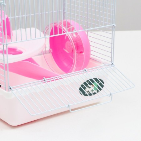 The cage for rodents "Pigzon", 23 x 17 x 26 cm, enamel, white-5