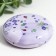 Casket Metal round "Fruits and vegetables" Packing 12 pcs 1.8x7x7 cm