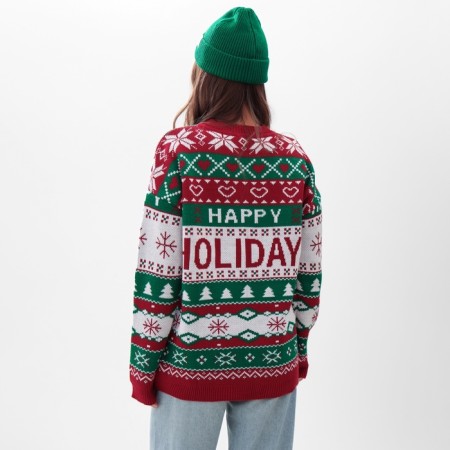 New Year. Knitted jumper KAFTAN HOLIDAYS size 52-7