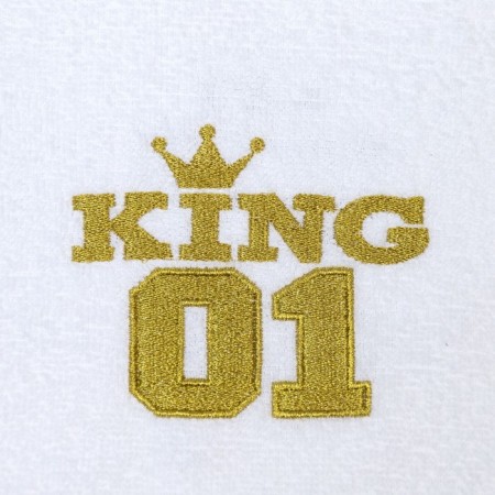 Set of towels and I "King" 30x60 cm-3pcs, 100% cotton, 320 g/m2-2