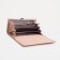 Women's wallet on magnets, pink color