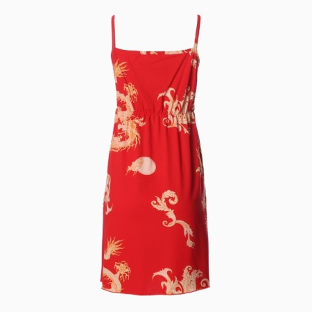Night shirt female, red color, size 52-6