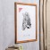 Photo frame 40x50 cm (2501) wood (plastic screen)