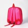 Baby backpack on lightning, 1 outer pocket, insert mix, pink color