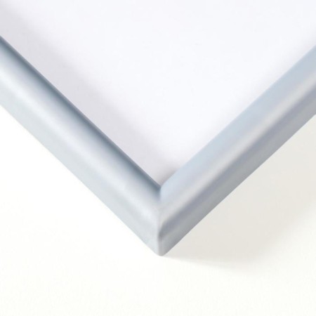 Photo frame plastic L-4 20x25 cm, silver. Met.-2