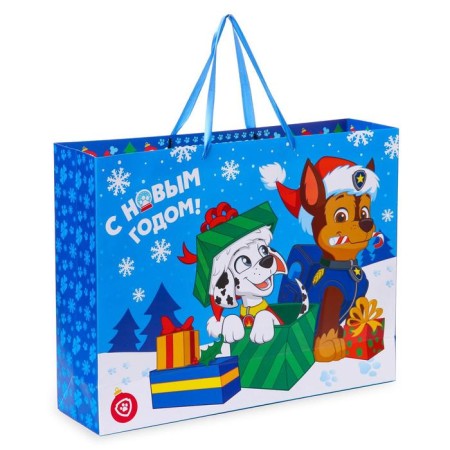 New Year. Gift package, 31x40x11 cm, packaging, puppy patrol-2