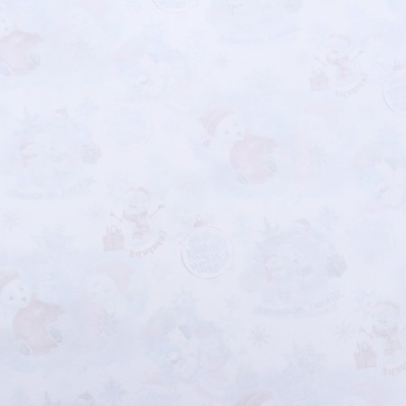 Glossy packaging paper "White bears", 70 x 100 cm-3