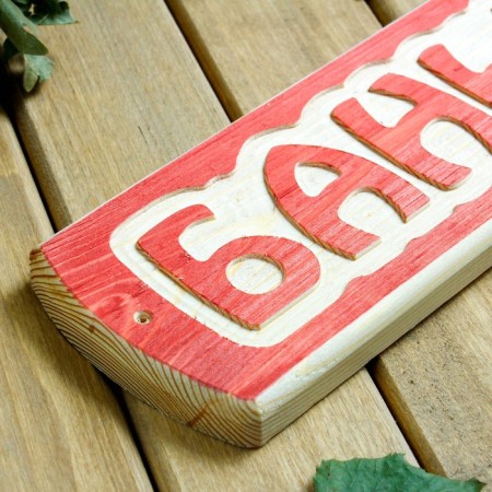 Ban Bann plate, a pine massif, 10x30x1.5cm-1