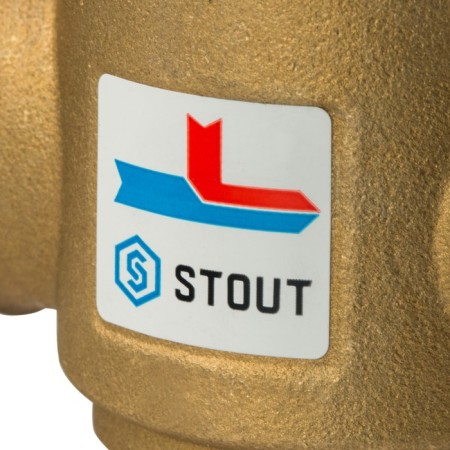 Mixing valve Stout SVM-0030-325504, 1 1/4 "External thread, 55 ° C-5