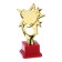 The award figure "Zvezda" c, the plastic stand is red, 17 x 9.5 x 6.3 cm.
