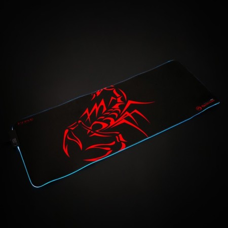MARVO MG010 mouse mat, game, 800x305x4 mm, backlight, black-9