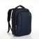 Backpack - male bag, textiles, blue color