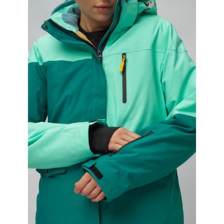 Ski suit, size 42, turquoise color-4