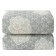 Bedspread, size 250x260 cm, gray color