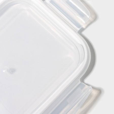Container of heat -resistant glass of Dante's share, rectangular, 640 ml, 17 × 12.5 × 6.3 cm-6