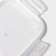 Container of heat -resistant glass of Dante's share, rectangular, 640 ml, 17 × 12.5 × 6.3 cm
