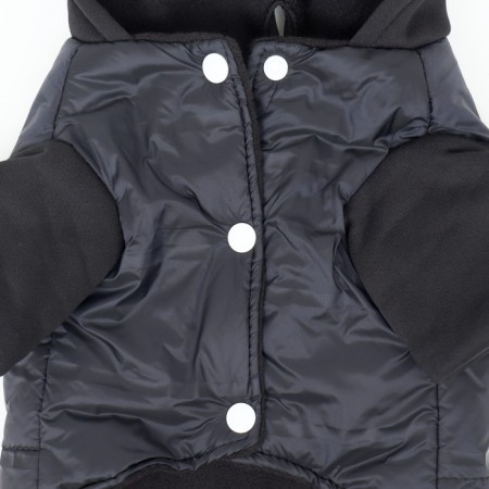 Jacket for dogs "Sport" with a hood, size XL, black-11