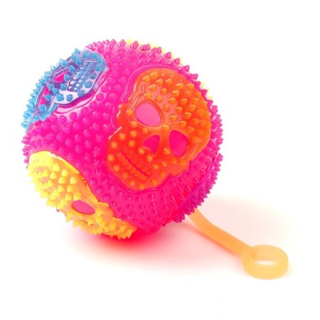 Ball "Skull", light, with a squeak, MIX color