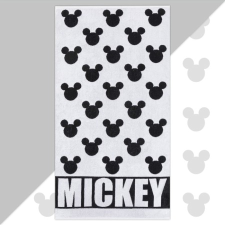 Trick Mickey Trick "Mickey Mouse", White, 70x130 cm, 100% cotton, 420g/m2