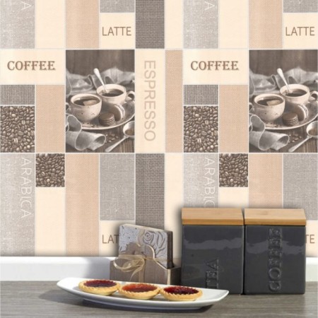Paper wallpaper, waterproof during the operation of the "Gomel mobility" Espresso 61, 0.53x10.05m-1