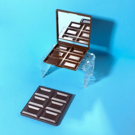 Folding mirror "Chocolate miracle", 7.5 × 8.5 cm, color mix-1