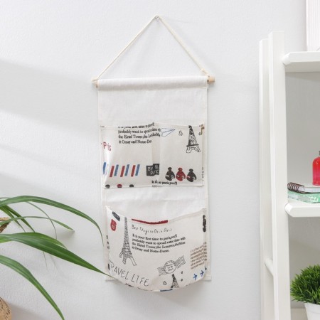 ORGANIZER OF ORGANIZATION with pockets, 3 departments, 25 × 48 cm, design mix-2