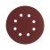 Circle of abrasive grinding under the "Velcro" tundra, perforated, 150 mm, P100, 5 pcs.