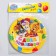Disposable paper plate "Happy Birthday" animals with balls, set 6 pcs, 18 cm
