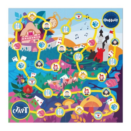 Board Broder Game "Crazy Adventure", 6+-4