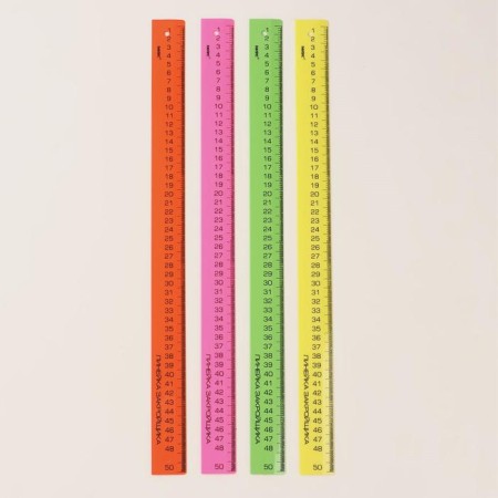 Clobe ruler, 50 cm, color mix-2
