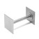 Anker tundra Krep, adjustable in height, M20, 200x100x4 mm