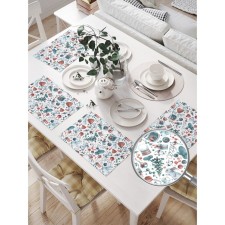 A set of napkins for setting the table 