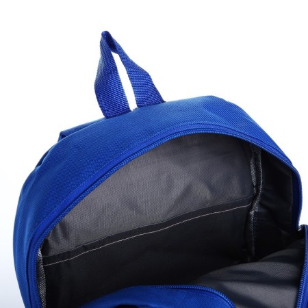 Baby backpack with a pencil case, lightning department, blue color-6