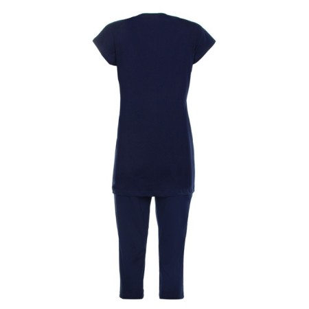 Homemade suit (tunic, breeches), blue color, size 52-8