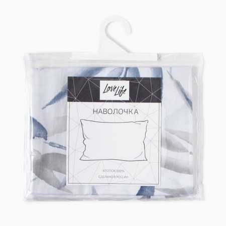 Lovelife pillowcase "reed" 70*70cm, 100% cotton, satin, 125g/m²-2