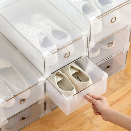 Box for storing a retractable share, 31 × 20 × 11 cm, white color-5