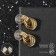 Earrings Metal "Knot" Nadezhda, Color Gold