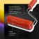 Decorative tundra roller, rubber, "snake", handle d = 6 mm, 180 mm