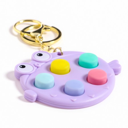 Developing toy "Chudik" on a key fabric, MIX color-1